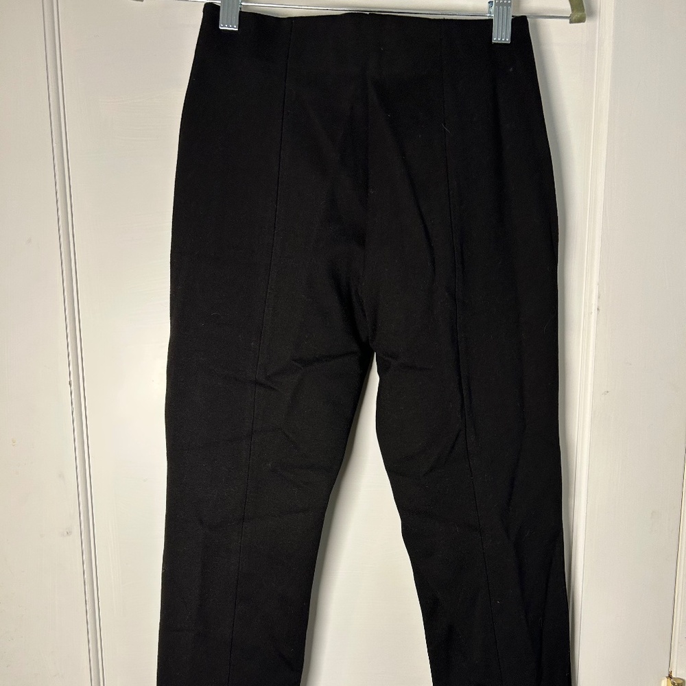 Quince NEW Black Ponte pants | Small Petite| Side zipper